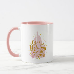 Disney Princess Castle Holiday Sparkle Mug