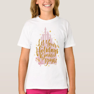 Disney Princess Castle Holiday Sparkle T-Shirt