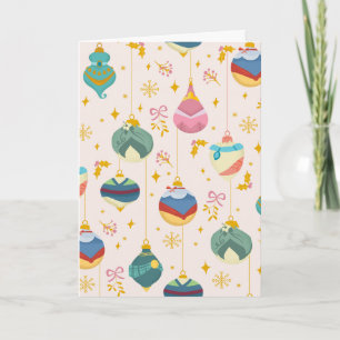 Disney Princess Christma Ornament Pattern Card