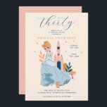 Disney Princess Cinderella | 30th Birthday Invitation<br><div class="desc">Celebrate your milestone in fairy tale style with this Disney Princess Cinderella 30th birthday invitation. Featuring Cinderella in her iconic gown and elegant gold accents, this enchanting design is perfect for a glamorous and magical celebration. The sophisticated blend of royal details and modern charm makes it ideal for marking your...</div>