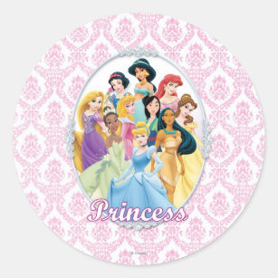 Disney Pincesses Sticker, Zazzle