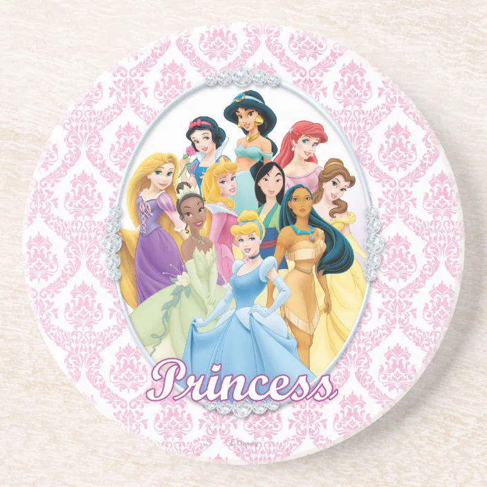 Disney Princess Cinderella Featured Center Drink Coaster Zazzle Com