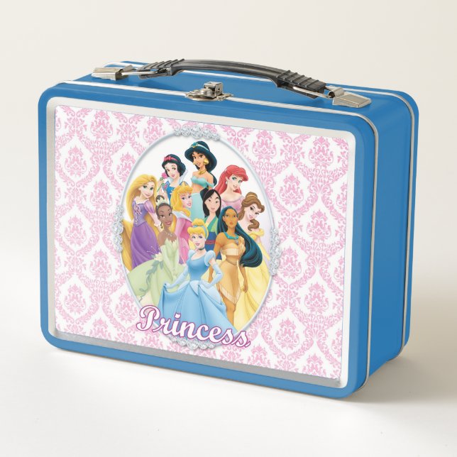 Disney Princess | Cinderella Featured Center Metal Lunch Box (Front)