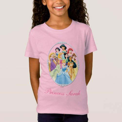 Disney Princess  Cinderella Featured Center T_Shirt
