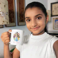 Disney Princess, Tiana Featured Center Two-Tone Coffee Mug