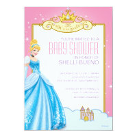 Disney Princess Cinderella It's a Girl Baby Shower Card