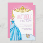 Disney Princess Cinderella It's a Girl Baby Shower Invitation (Front/Back)