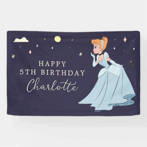 Disney Princess Cinderella l Girls Birthday Banner