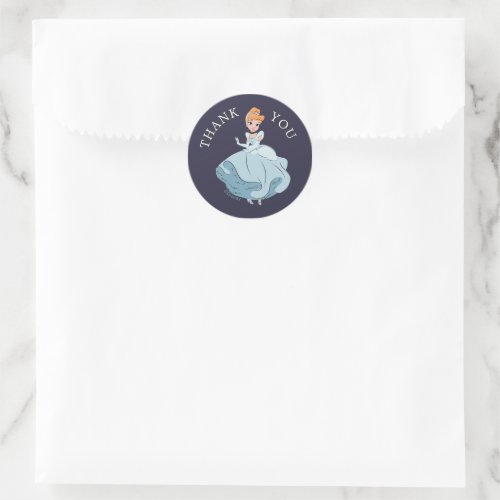 Disney Princess Cinderella l Girls Birthday Classic Round Sticker