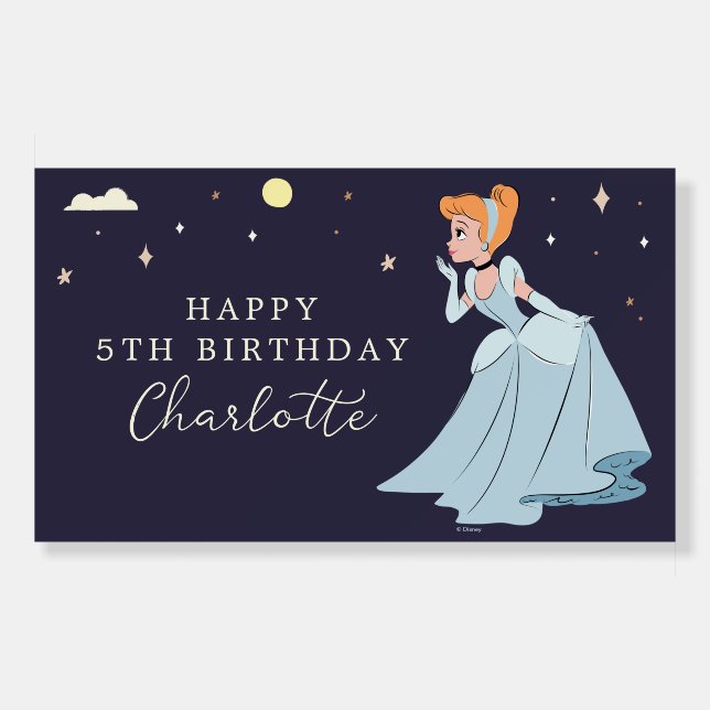 Disney Princess Cinderella l Girls Birthday Foam Board (Front)