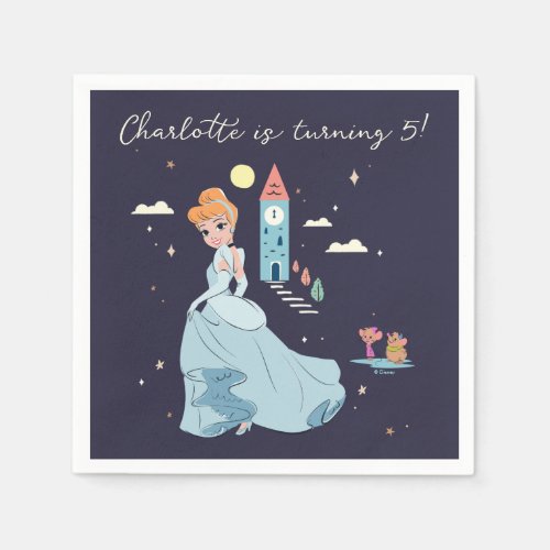 Disney Princess Cinderella l Girls Birthday Napkins