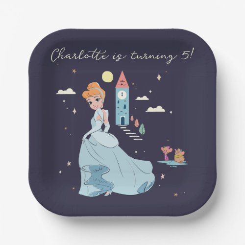 Disney Princess Cinderella l Girls Birthday Paper Plates