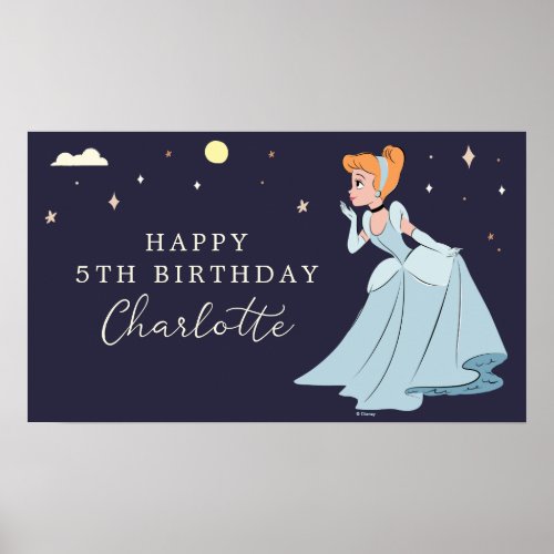 Disney Princess Cinderella l Girls Birthday Poster