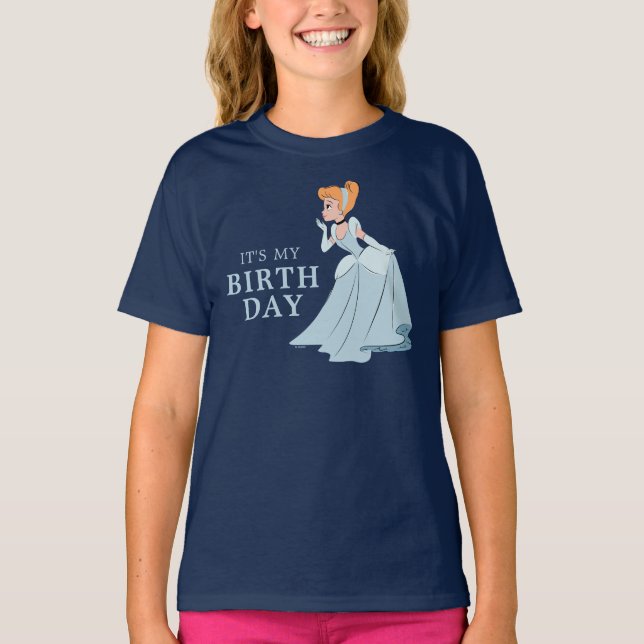 Disney Princess Cinderella l Girls Birthday T-Shirt (Front)