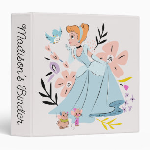 Disney Princess Cinderella & the Animals 3 Ring Binder