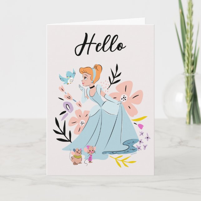 Disney Princess | Cinderella & the Animals Card (Front)