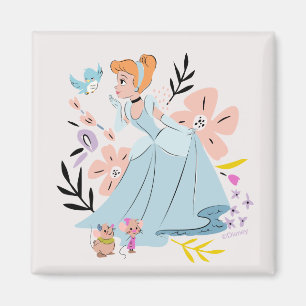 Disney Princess Cinderella & the Animals Magnet