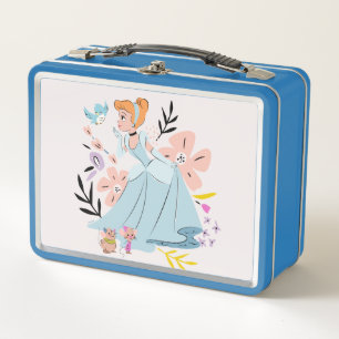 Disney Princess   Cinderella & the Animals Metal Lunch Box