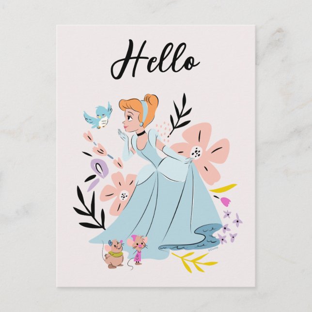 Disney Princess | Cinderella & the Animals Postcard (Front)