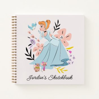 Disney Princess | Cinderella & The Animals Sketch Notebook by DisneyPrincess at Zazzle