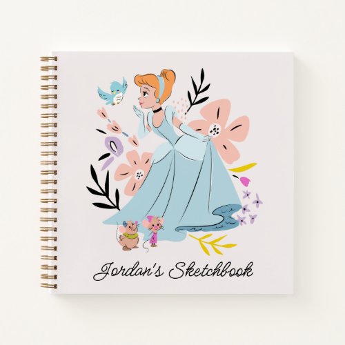 Disney Princess  Cinderella  the Animals Sketch Notebook