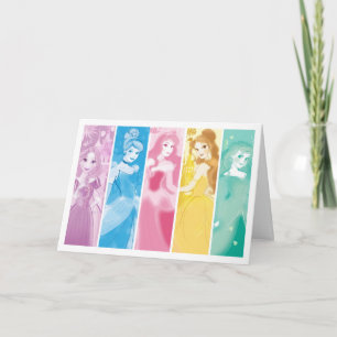 Disney Princess Colorful Portrait Collection Card