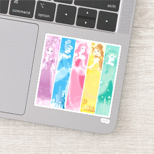 Disney Princess Colorful Portrait Collection Sticker