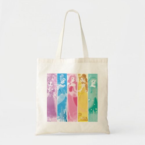 Disney Princess Colorful Portrait Collection Tote Bag