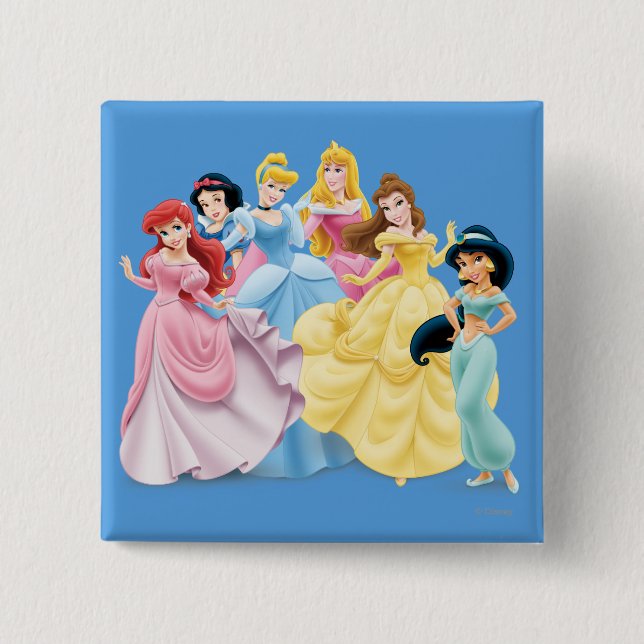 Disney Princess | Dressed to Impress Button (Front)
