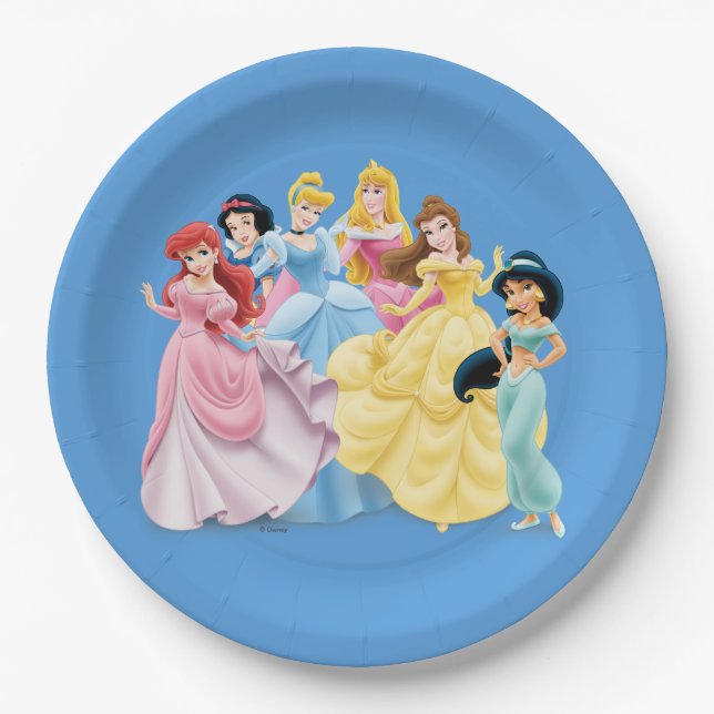 Disney Princess | Dressed to Impress Paper Plates (Front)