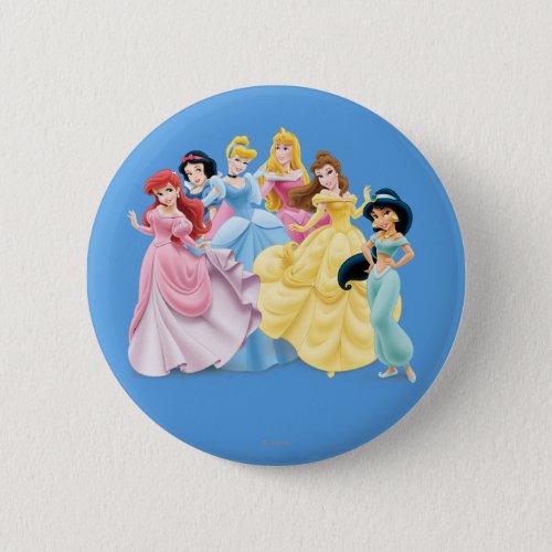 Disney Princess  Dressed to Impress Pinback Button