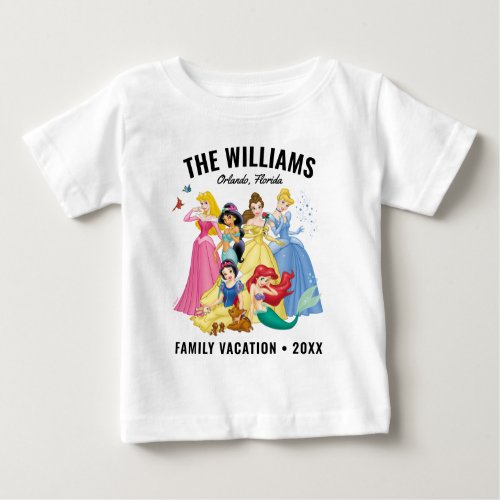 Disney Princess  Family Vacation Baby T_Shirt