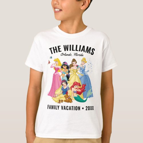 Disney Princess  Family Vacation T_Shirt