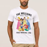 Disney Princess | Family Vacation T-Shirt<br><div class="desc">Going on a Disney family vacation? Customize these Disney Princess shirts for the whole family by adding your family name,  year or custom text!</div>