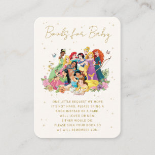 Disney Princess Floral Books for Baby Insert Card