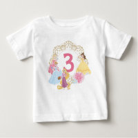Disney Princess | Floral Gold Birthday