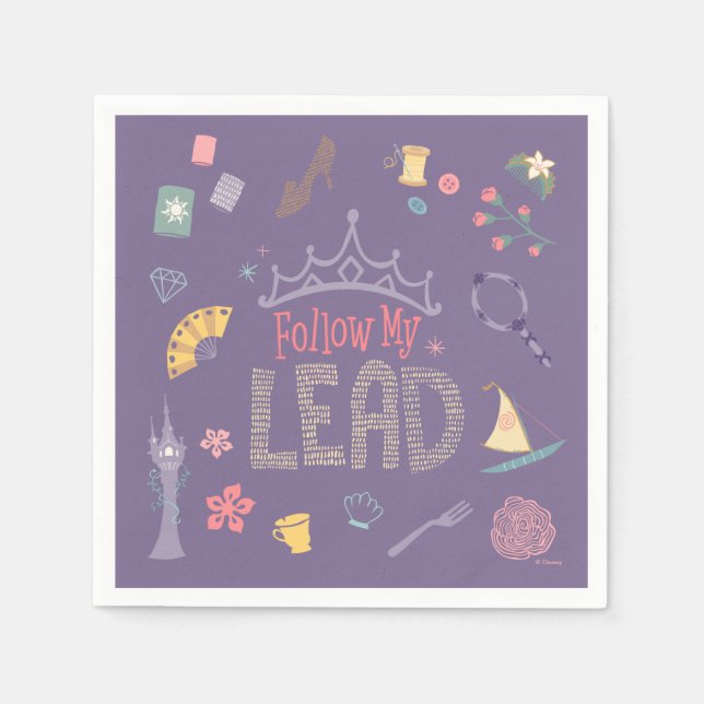 Disney Princess | Follow My Lead Napkins (Front)