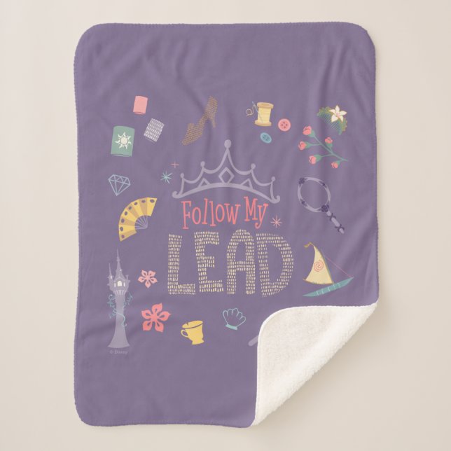 Disney Princess | Follow My Lead Sherpa Blanket (Front)