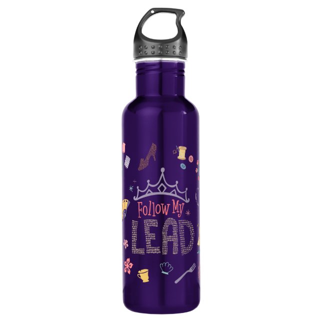 Disney Princess | Follow My Lead Stainless Steel Water Bottle (Front)