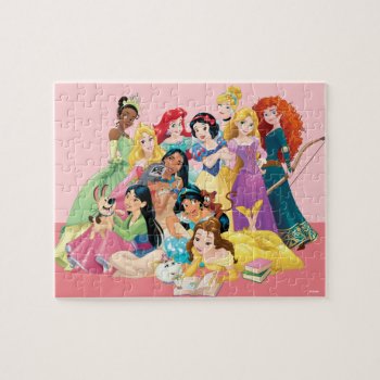 Disney Princess Friends Jigsaw Puzzle by DisneyPrincess at Zazzle