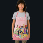 Disney Princess Friends Personalized Apron<br><div class="desc">Personalize this super cute Disney Princess apron with your child's name.</div>