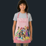 Disney Princess Friends Personalized Apron<br><div class="desc">Personalize this super cute Disney Princess apron with your child's name.</div>
