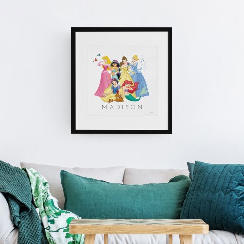 Disney Princess  Girl Nursery Poster