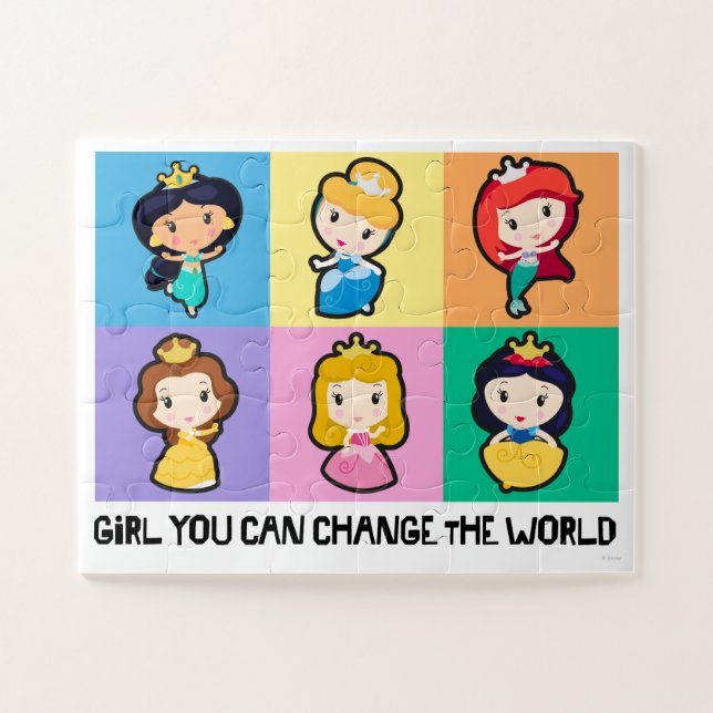 Disney Princess - Girl You Can Change The World Jigsaw Puzzle (Horizontal)