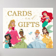Disney Princess Gold Sparkle Cards and Gifts Poster