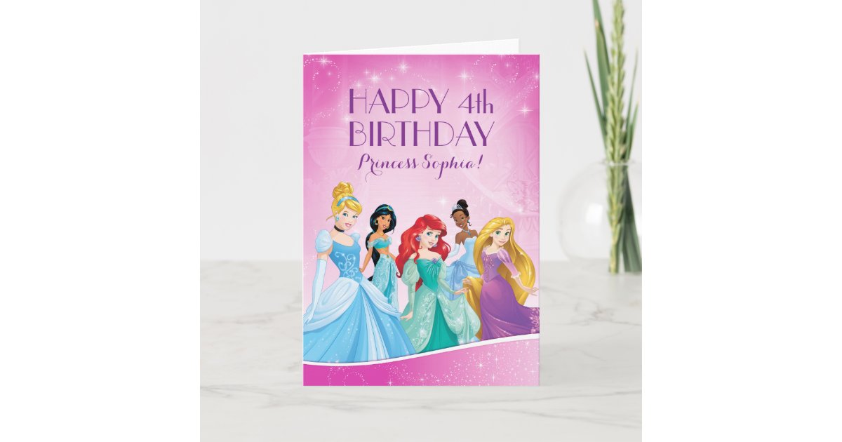 happy birthday princess card
