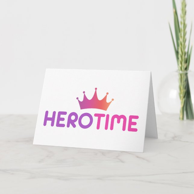 Disney Princess | Hero Time Card (Front)