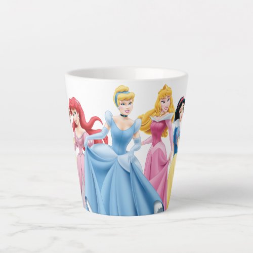 Disney Princess  Holding Dresses Out Latte Mug
