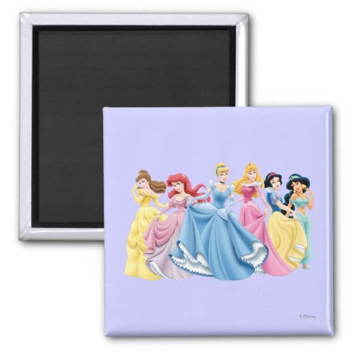 Disney Princess  Holding Dresses Out Magnet