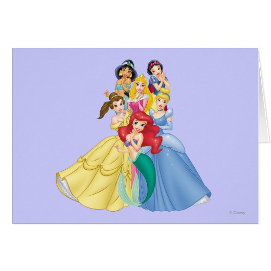 Disney Princess | Holding Hand to Face Cards (Front Horizontal)